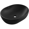 Mexen Viki countertop washbasin 48 x 35 cm, black matte - 21054885