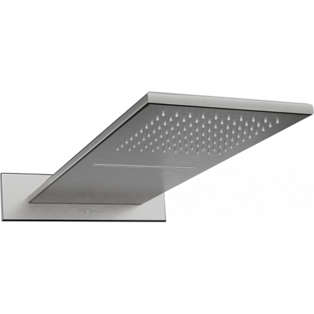 Mexen Waterfall slim rain shower 50 x 22 cm, gun gray brushed - 79190-66
