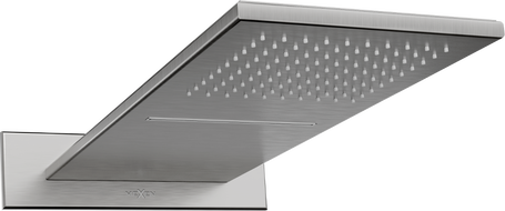 Mexen Waterfall slim rain shower 50 x 22 cm, gun gray brushed - 79190-66