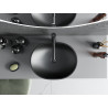Mexen Viki countertop sink 48 x 35 cm, black matte/silver line pattern - 21054873