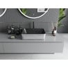 Mexen Catia countertop sink 48 x 37 cm, black matte/silver scale pattern - 21314872