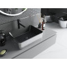 Mexen Catia countertop sink 48 x 37 cm, black matte/silver scale pattern - 21314872
