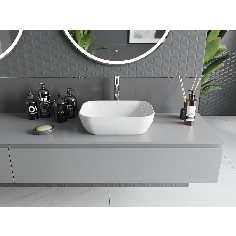 Mexen Rita countertop washbasin 45 x 32 cm, white - 21084500