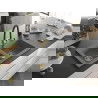 Mexen Mario 2-compartment granite sink with a kitchen mixer tap Duo, grey - 6504-71-671701-57-G