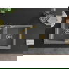 Mexen Mario 2-compartment granite sink with a kitchen mixer tap Duo, grey - 6504-71-671701-57-G