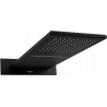 Mexen Waterfall slim showerhead 50 x 22 cm, black - 79190-70