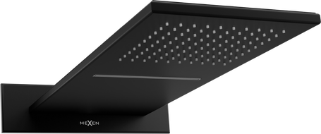 Mexen Waterfall slim rainmaker 50 x 22 cm, Black - 79190-70