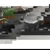 Mexen Mario 2-compartment granite sink with a kitchen mixer tap Duo, Black/ silver metallic - 6504-73-671701-07