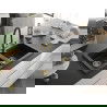 Mexen Mario 2-compartment granite sink with a kitchen mixer tap Duo, Black/ silver metallic - 6504-73-671701-57-G