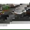Mexen Mario 2-compartment granite sink with a kitchen mixer tap Duo, Black/ silver metallic - 6504-73-671701-57-B