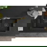 Mexen Mario 2-compartment granite sink with a kitchen mixer tap Duo, Black/ silver metallic - 6504-73-671701-57-B