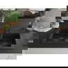 Mexen Mario 2-compartment granite sink with a kitchen mixer tap Duo, Black/ silver metallic - 6504-73-671701-70-B