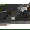 Mexen Mario 2-compartment granite sink with a kitchen mixer tap Duo, Black/ gold metallic - 6504-75-671701-57-B