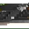 Mexen Mario 2-compartment granite sink with a kitchen mixer tap Duo, Spotted black - 6504-76-671701-07-B