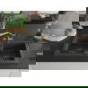 Mexen Mario 2-compartment granite sink with a kitchen mixer tap Duo, Spotted black - 6504-76-671701-57-B