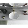 Mexen Elza countertop washbasin 40 x 33 cm, White/gold scales pattern - 21014008