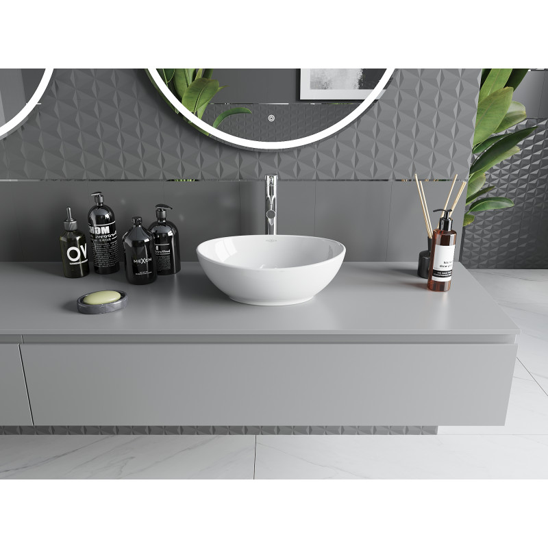 Mexen Elza Countertop Sink 40 x 33 cm, White - 21014000