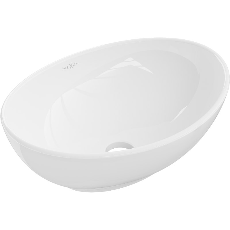 Mexen Elza countertop basin 40 x 33 cm, white - 21014000