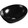 Mexen Elza countertop washbasin 40 x 33 cm, black gloss - 21014070