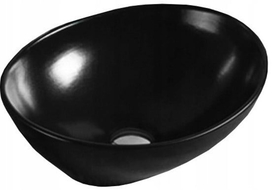Mexen Elza countertop washbasin 40 x 33 cm, Black - 21014070