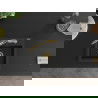 Mexen Milo 1-compartment granite sink with a kitchen mixer tap Duo, Black/ silver metallic - 6505-73-671701-57-G