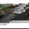 Mexen Milo 1-compartment granite sink with a kitchen mixer tap Duo, Black/ silver metallic - 6505-73-671701-57-B