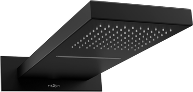 Mexen Waterfall 50 x 22 cm shower head, black - 79195-70