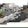 Mexen Enzo 1-compartment granite sink with a drip tray and kitchen mixer tap Duo, grey - 6506-71-671701-07-B