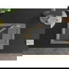 Mexen Enzo 1-compartment granite sink with a drip tray and kitchen mixer tap Duo, grey - 6506-71-671701-57-G