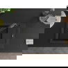 Mexen Enzo 1-compartment granite sink with a drip tray and kitchen mixer tap Duo, Black/ silver metallic - 6506-73-671701-70-B