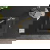 Mexen Enzo 1-compartment granite sink with a drip tray and kitchen mixer tap Duo, Spotted black - 6506-76-671701-57-G
