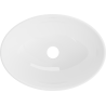 Mexen Elza countertop washbasin 40 x 33 cm, White/gold - 21014006