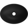 Mexen Elza countertop washbasin 40 x 33 cm, black matte/gold - 21014026