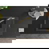 Mexen Enzo 1-compartment granite sink with a drip tray and kitchen mixer tap Duo, Spotted black - 6506-76-671701-57-B
