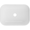 Mexen Rita countertop washbasin 45 x 32 cm, white/gold lines - 21084553