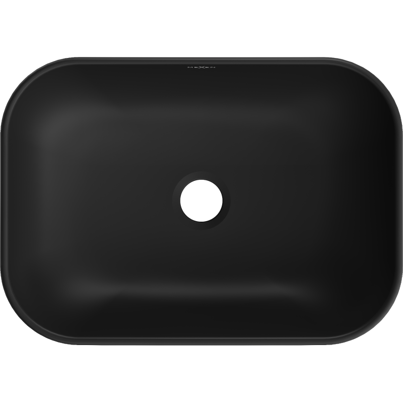 Mexen Rita countertop washbasin 45 x 32 cm, black matte - 21084585