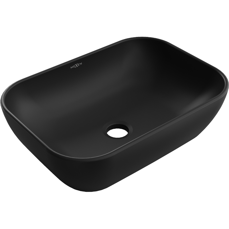 Mexen Rita countertop basin 45 x 32 cm, black matte - 21084585