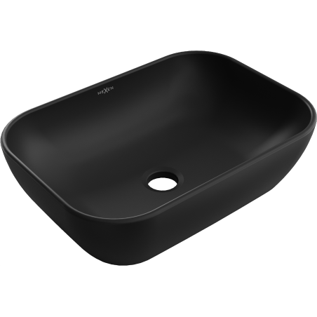 Mexen Rita countertop washbasin 45 x 32 cm, Black matt - 21084585