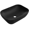 Mexen Rita countertop basin 45 x 32 cm, black matte - 21084585