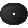 Mexen Viki countertop sink 48 x 35 cm, black matte/gold line pattern - 21054877