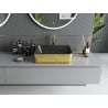 Mexen Catia countertop washbasin 48 x 37 cm, black matte/gold scale pattern - 21314878