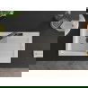 Mexen Pablo 1-compartment granite sink with a drip tray and kitchen mixer tap Duo, white - 6510-20-671701-70-B