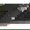 Mexen Elias 1-compartment granite sink with a drip tray and kitchen mixer tap Duo, Black - 6511-77-671701-57-B