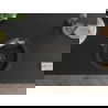 Mexen Diego 1-compartment granite sink with a kitchen mixer tap Duo, Black/ gold metallic - 6512-75-671701-07-B