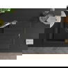 Mexen Bruno 1-compartment granite sink with a drip tray and kitchen mixer tap Duo, Black/ silver metallic - 6513-73-671701-07-B