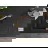 Mexen Bruno 1-compartment granite sink with a drip tray and kitchen mixer tap Duo, Black/ silver metallic - 6513-73-671701-57-G