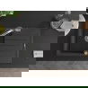 Mexen Bruno 1-compartment granite sink with a drip tray and kitchen mixer tap Duo, Spotted black - 6513-76-671701-07