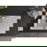 Mexen Cesar 1-compartment granite sink with a drip tray and kitchen mixer tap Duo, white - 6514-20-671701-07-B