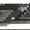 Mexen Cesar 1-compartment granite sink with a drip tray and kitchen mixer tap Duo, grey - 6514-71-671701-57-G