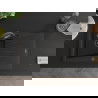 Mexen Cesar 1-compartment granite sink with a drip tray and kitchen mixer tap Duo, Black/ gold metallic - 6514-75-671701-70-B